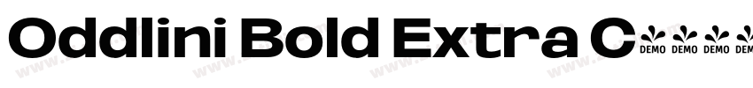 Oddlini Bold Extra C字体转换